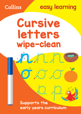 Cursive Letters Age 3-5 Wipe Clean Activity Book: Ideal for Home Learning - Collins Easy Learning