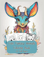 Cute Fantasy Animals Coloring Book