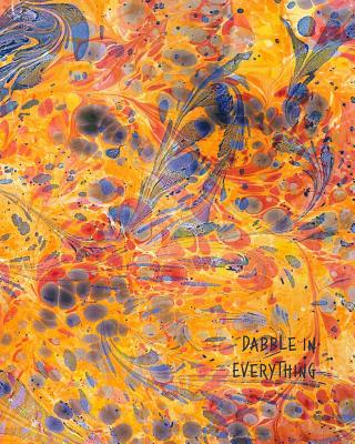 Dabble in Everything: Marble Composition Style Journal, Notebook or Grid Paper Books - Papers, Ebru