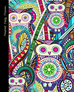 Daily Planner - Personal: Day Planner ( Weekly at a glance layout with goals * Start any time of year * 52 spacious weeks * Large softback 8" x 10" diary / notebook / journal ) [ Owl Gifts - Carnival ]