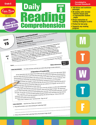 Daily Reading Comprehension, Grade 8 Teacher Edition - Evan-Moor Corporation