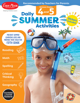 Daily Summer Activities: Between 4th Grade and 5th Grade, Grade 4 - 5 Workbook - Evan-Moor Educational Publishers