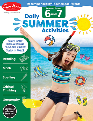Daily Summer Activities: Between 6th Grade and 7th Grade, Grade 6 - 7 Workbook - Evan-Moor Educational Publishers