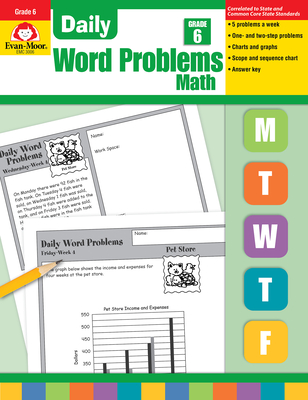 Daily Word Problems Grade 6+ - Evan-Moor Educational Publishers