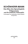 Das Blau des Sprachspiels: Wittgenstein und die politische Philosophie