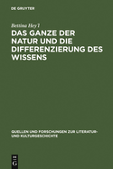 Das Ganze Der Natur Und Die Differenzierung Des Wissens: Alexander Von Humboldt ALS Schriftsteller