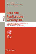 Data and Applications Security XIX