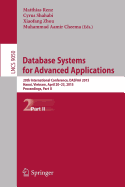 Database Systems for Advanced Applications: 20th International Conference, Dasfaa 2015, Hanoi, Vietnam, April 20-23, 2015, Proceedings, Part II