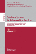 Database Systems for Advanced Applications: 25th International Conference, Dasfaa 2020, Jeju, South Korea, September 24-27, 2020, Proceedings, Part I