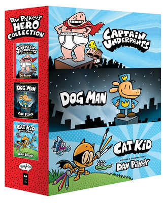 Dav Pilkey's Hero Collection (Captain Underpants #1, Dog Man #1, Cat Kid Comic Club #1) - Pilkey, Dav