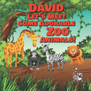 David Let's Meet Some Adorable Zoo Animals!: Personalized Baby Books with Your Child's Name in the Story - Zoo Animals Book for Toddlers - Children's Books Ages 1-3