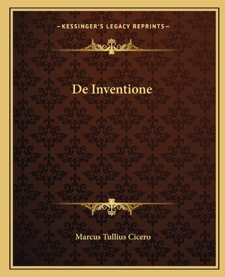 De Inventione - Cicero, Marcus Tullius