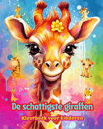 De schattigste giraffen - Kleurboek voor kinderen - Creatieve scnes van charmante en grappige giraffen: Charmante tekeningen die creativiteit en plezier voor kinderen stimuleren