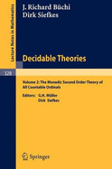 Decidable Theories: Vol. 2: The Monadic Second Order Theory of All Countable Ordinals