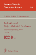 Deductive and Object-Oriented Databases: Second International Conference, Dood'91, Munich, Germany, December 16-18, 1991. Proceedings