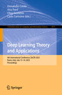 Deep Learning Theory and Applications: 4th International Conference, DeLTA 2023, Rome, Italy, July 13-14, 2023, Proceedings