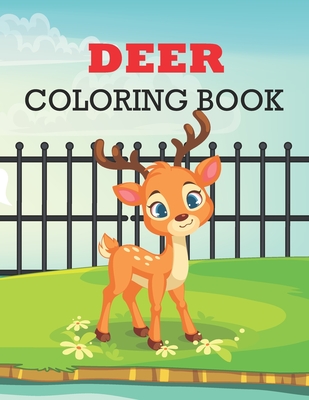 Deer Coloring Book: deer coloring book kids relaxation - Nur Press, Tech