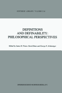 Definitions and Definability: Philosophical Perspectives