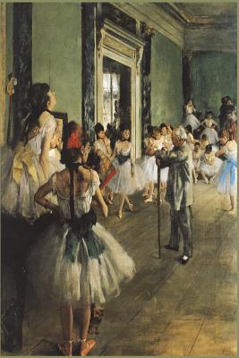 Degas: The Dance Class: Ballerinas at Dancing Class Impressionism Art College Ruled Blank Lined Writing Journal - Journals, Envision