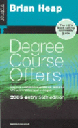 Degree Course Offers: 2005 Entry
