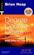 Degree Course Offers: 2006 Entry
