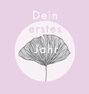 Dein erstes Jahr: Babyalbum Farbe lila, zum Eintragen der schnsten Momente und Erinnerungen fr unser erstes gemeinsames Jahr