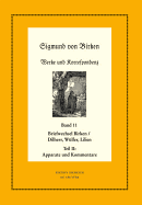 Der Briefwechsel zwischen Sigmund von Birken und Johann Michael Dilherr, Daniel W?lfer und Caspar von Lilien