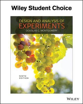 Design and Analysis of Experiments - Montgomery, Douglas C.