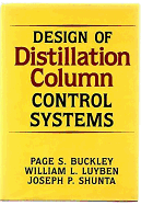 Design of distillation column control systems