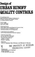 Design of Urban Runoff Quality: Controls Proceedings