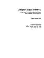 Designer's Guide to OSHA: A Design Manual for Architects, Engineers, and Builders to the Occupational Safety and Health ACT - Hopf, Peter S