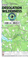 Desolation Wilderness Trail Map: Waterproof, Tearproof