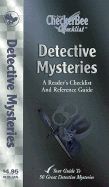 Detective Mysteries: A Reader's Checklist and Reference Guide - Checker Bee Publishing