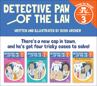 Detective Paw of the Law Set (Detective Paw of the Law: Time to Read, Level 3) - 