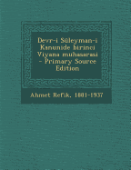 Devr-I Suleyman-I Kanunide Birinci Viyana Muhasarasi