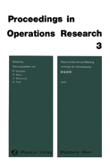 Dgor Papers of the Annual Meeting 1973 / Vortrge Der Jahrestagung 1973