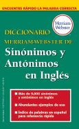 Diccionario Merriam-Webster de Sinonimos y Antonimos En Ingles