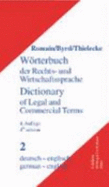 Dictionary of Legal and Commercial Terms German-English