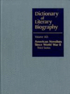 Dictionary of Literary Biography: American Novelists Since World War II, 2nd Series