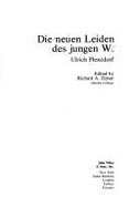 Die Neuen Leiden Des Jungen W - Plenzdorf, Ulrich, and Plenzorf, Ulrich