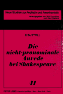 Die Nicht-Pronominale Anrede Bei Shakespeare