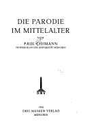 Die Parodie Im Mittelalter
