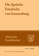 Die Sprche Friedrichs von Sonnenburg