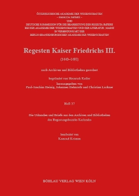 Die Urkunden Und Briefe Aus Dem Generallandesarchiv Karlsruhe - Bohlau Verlag Wien
