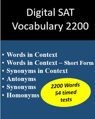 Digital SAT Vocabulary 2200 - Jonathan, K