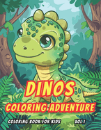 Dinos Coloring Adventure: Volume I