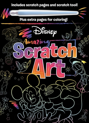 Disney - Amazing Scratch Art: With Scratch Tool and Coloring Pages - Igloobooks