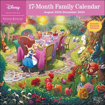 Disney Dreams Collection By Thomas Kinkade Studios: 17-Month 2023-2024 Family Wa - Thomas Kinkade Studios