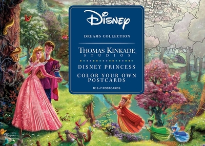 Disney Dreams Collection Thomas Kinkade Studios Disney Princess Color Your Own P - Kinkade, Thomas