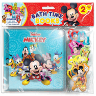 Disney Minnie & Mickey: Bath Time Books: with Suction Cups and Mesh Bag